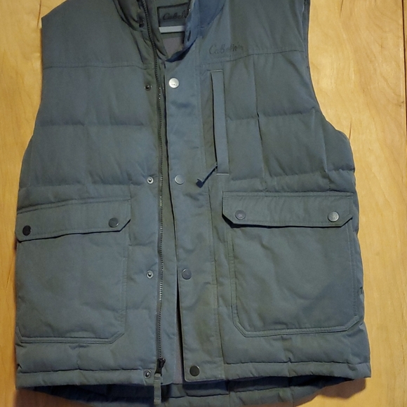 Vintage Cabelas Men's Puffer Goose Down Vest - Picture 2 of 8